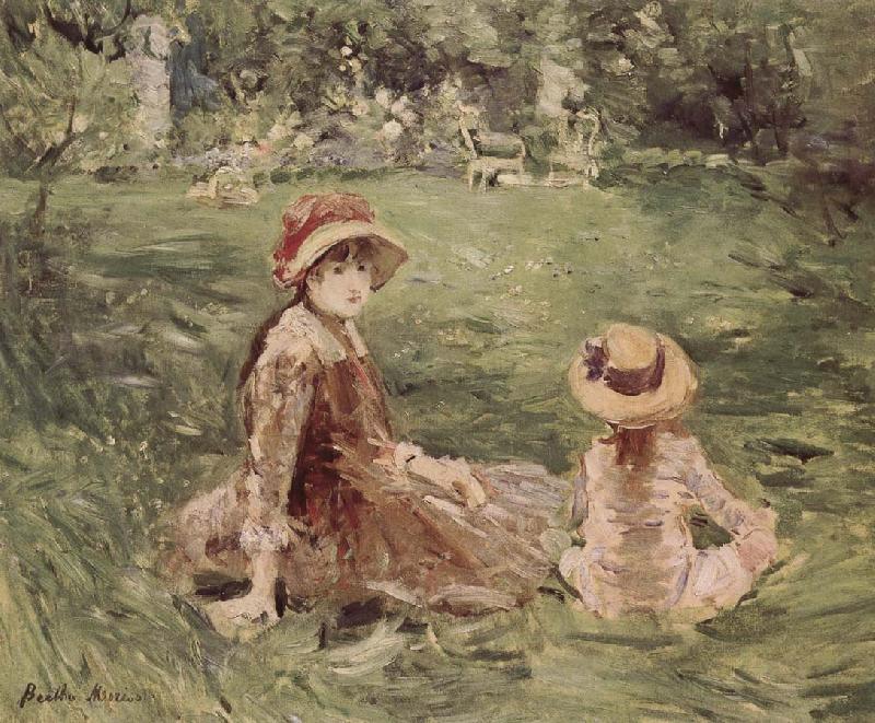 Berthe Morisot In the Moliketer-s garden oil painting image